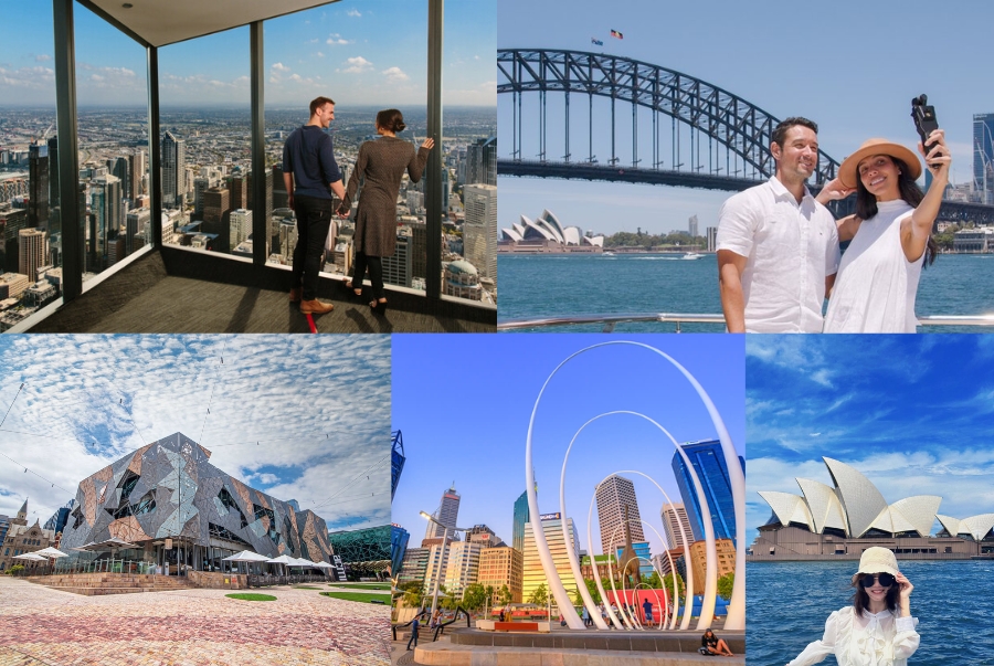 Du khách đừng quên check-in tại các công trình kiến trúc biểu tượng của nước Úc nhé