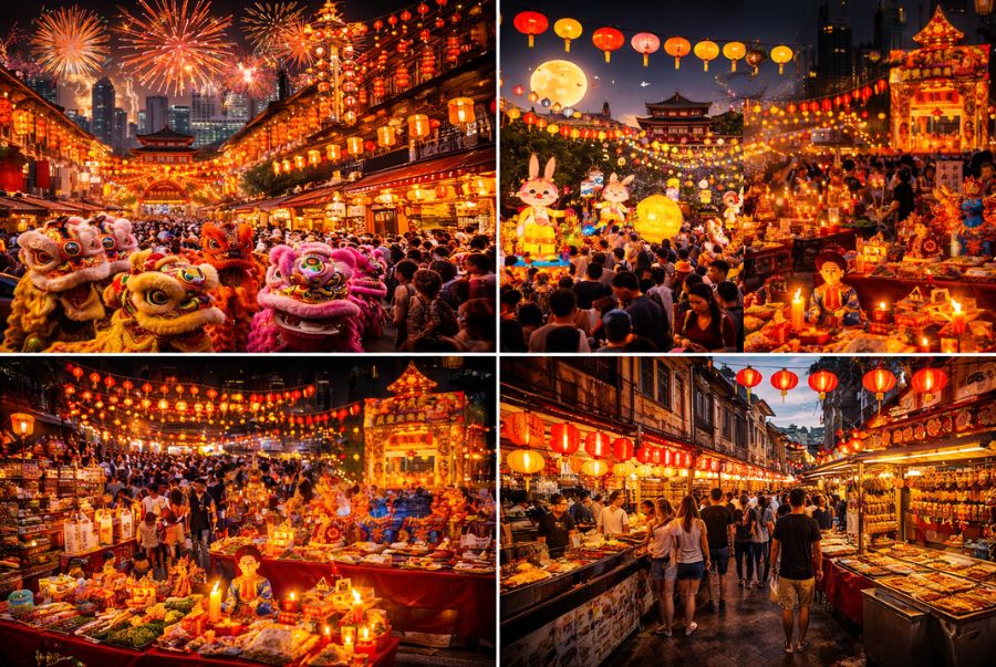 Một số các lễ hội sôi động và hấp dẫn tại Chinatown