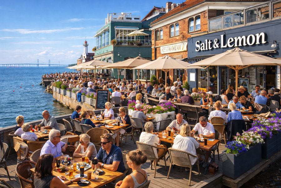Những khu vực nhà hàng trải nghiệm ẩm thực ven biển tại Malmö 