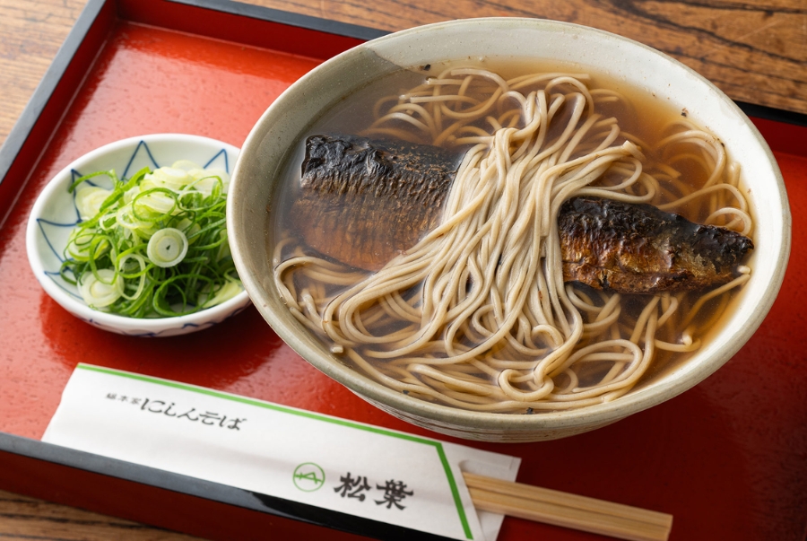 Mì soba tại Kyoto thường được ăn kèm cùng các loại nguyên liệu theo mùa