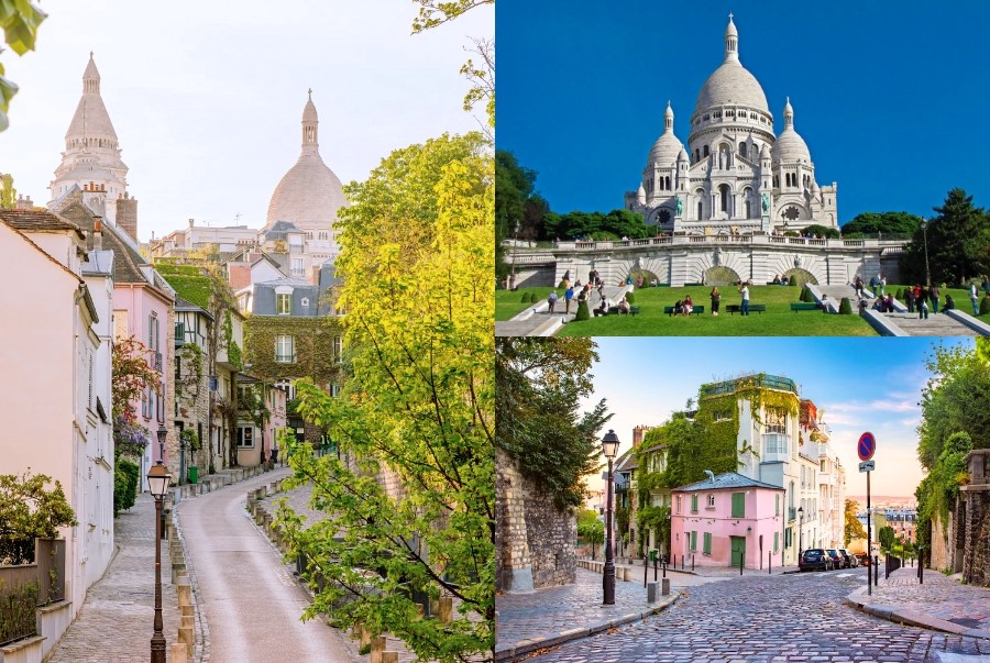 Đồi Montmartre luôn mang đến cho Paris một dáng vẻ bình yên