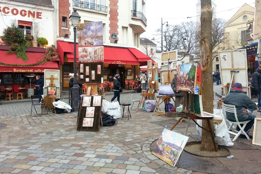 Các không gian nghệ thuật đặc sắc tại Place du Tertre