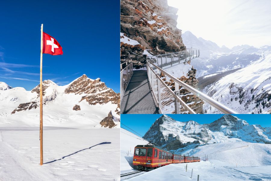Jungfrau mùa đông sở hữu khung cảnh tựa như xứ sở thần tiên thu nhỏ