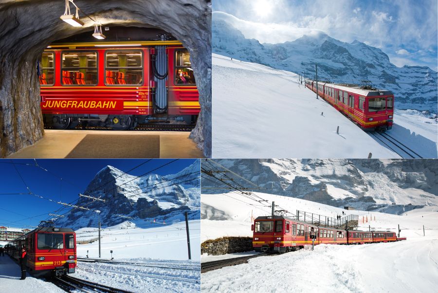 Tuyến tàu Jungfrau Railway là một trong những tuyến tàu cao nhất Châu Âu
