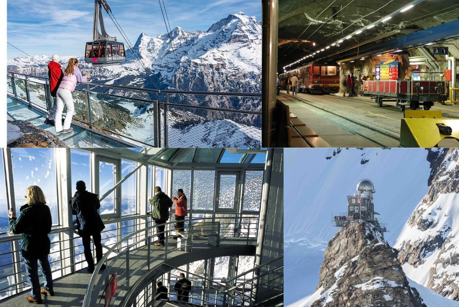  Sphinx Terrace sở hữu vị trí đắc địa nhìn ra toàn bộ các địa điểm đẹp nhất tại Jungfrau