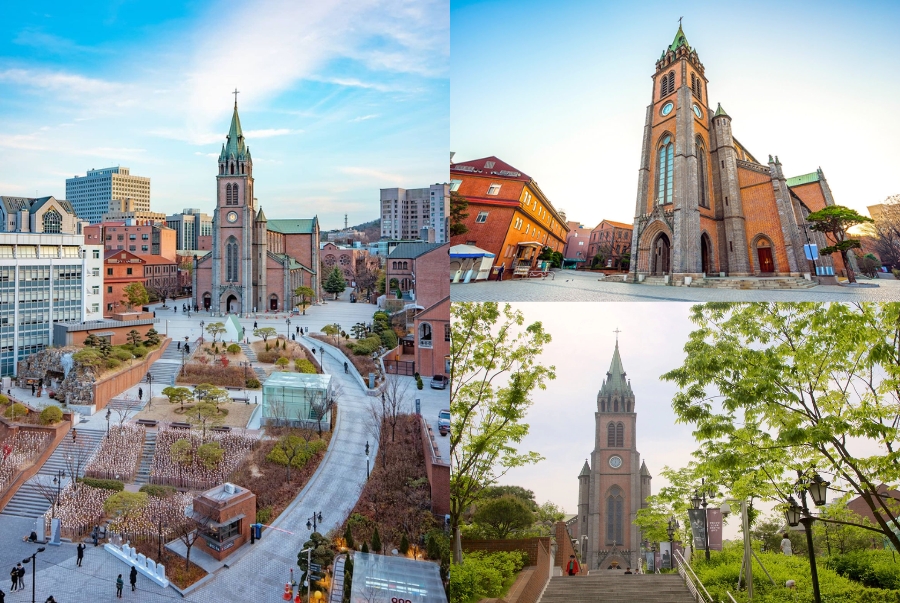 Nhà thờ Myeongdong là nhà thờ công giáo ngay trung tâm khu phố