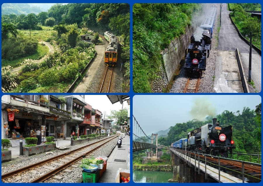 Pingxi Line là tuyến đường sắt phụ được rất nhiều người yêu thích với chiều dài khoảng 13 km, nối từ ga Sandiaoling đến ga Jingtong