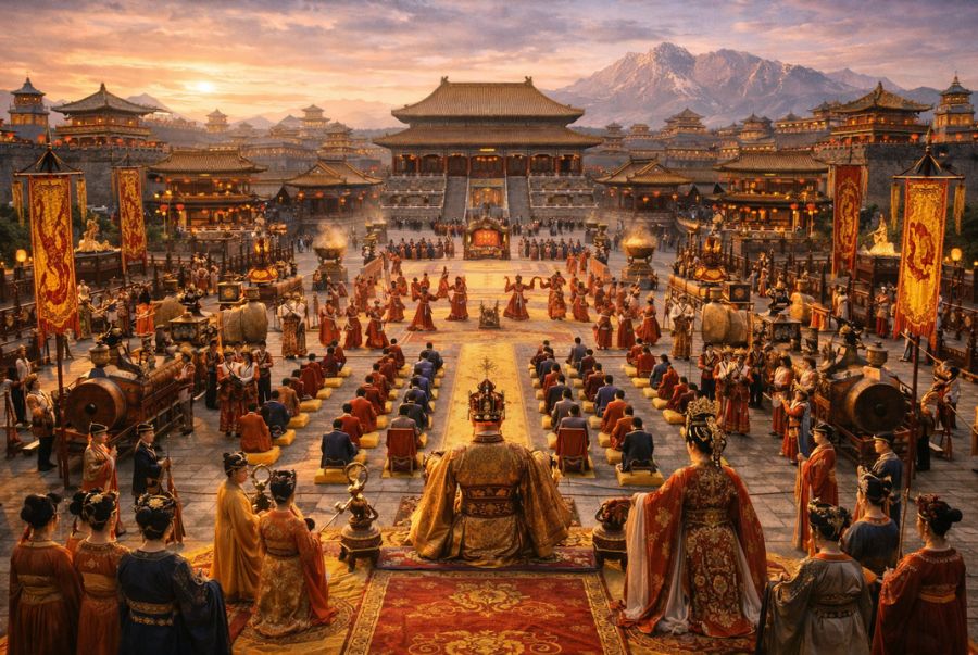 Văn hóa lễ nghi cung đình giữ vị trí đặc biệt quan trọng trong đời sống tinh thần và cấu trúc xã hội của Tây An