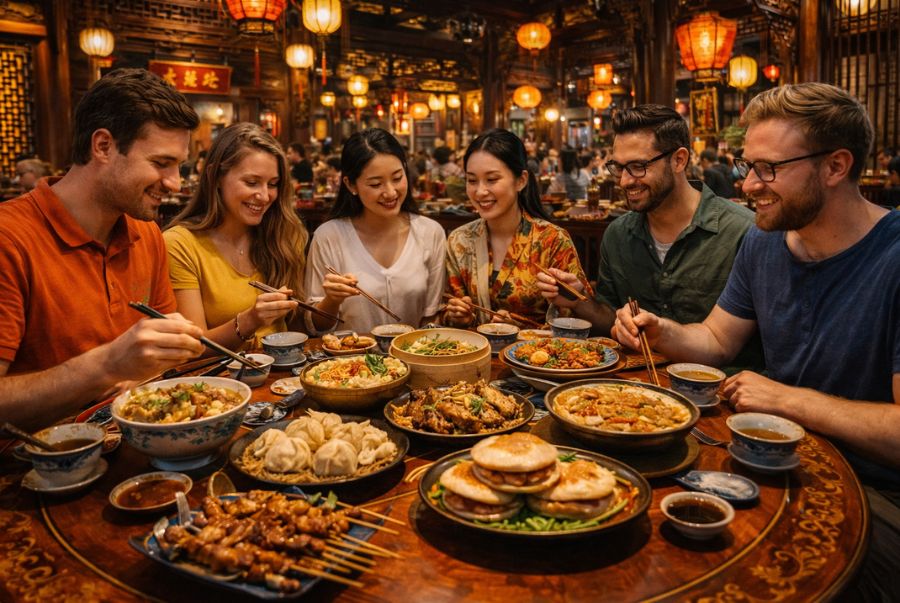 Tây An là thiên đường ẩm thực với các món ngon hấp dẫn