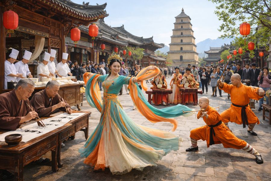 Nghệ thuật dân gian tại Tây An mang ý nghĩa giáo dục và truyền tải giá trị đạo đức