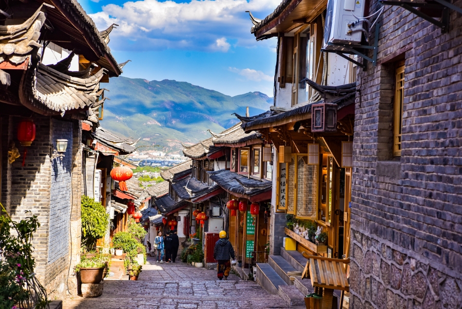 Phố cổ Lệ Giang nằm tại khu Đại Nghiên ngay trung tâm thành phố