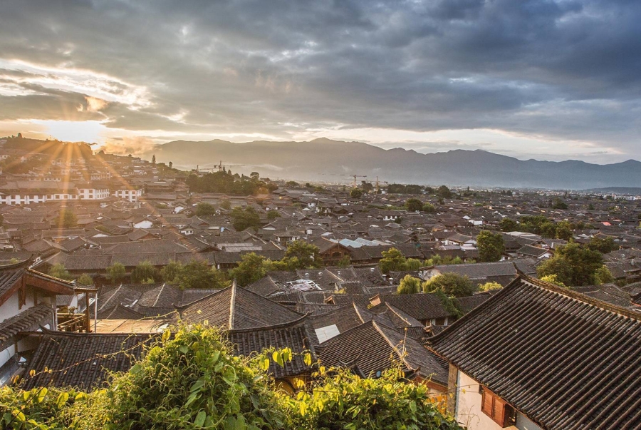 Kiến trúc phố cổ Lệ Giang mang đậm dấu ấn của người Nạp Tây