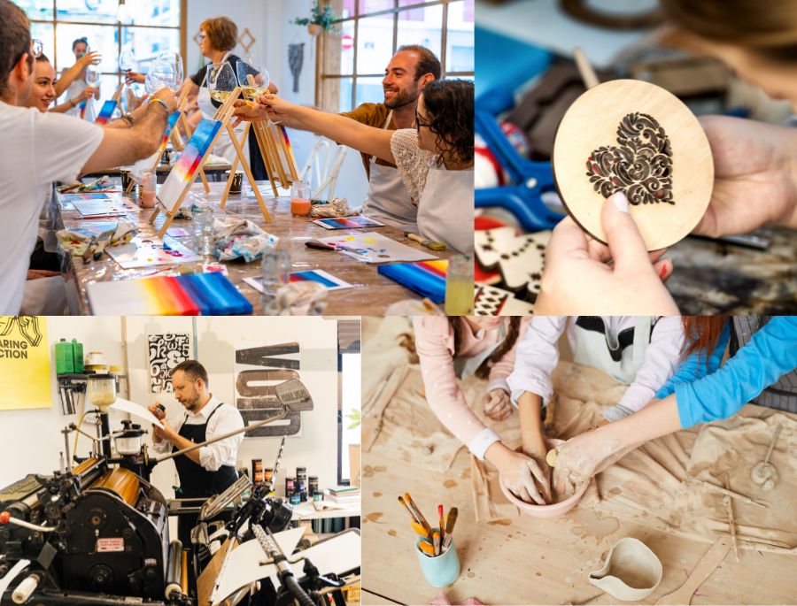 Các buổi workshop với sự đa dạng về chủ đề