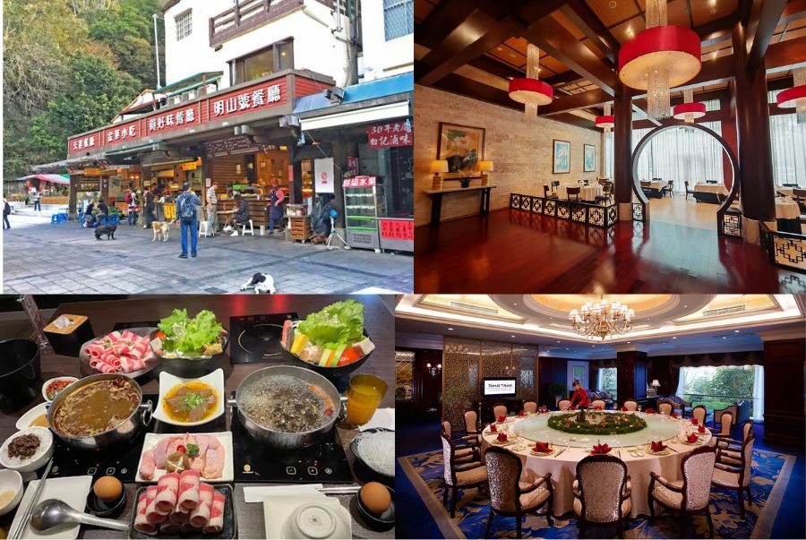 Các nhà hàng tại Taroko Gorge nổi tiếng bởi phong cách giản dị, gần gũi