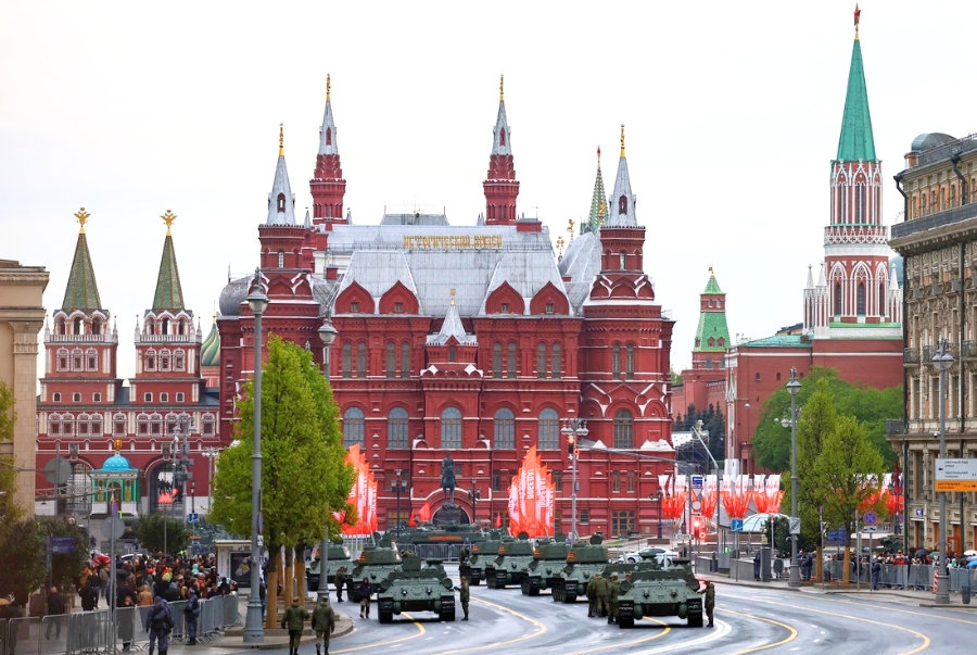 Quảng trường Đỏ là nơi diễn ra các sự kiện quan trọng của nước Nga