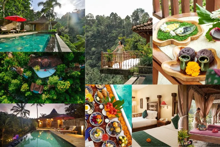 Ayung Resort Ubud sở hữu nhiều hạng phòng và các villa có hồ bơi riêng