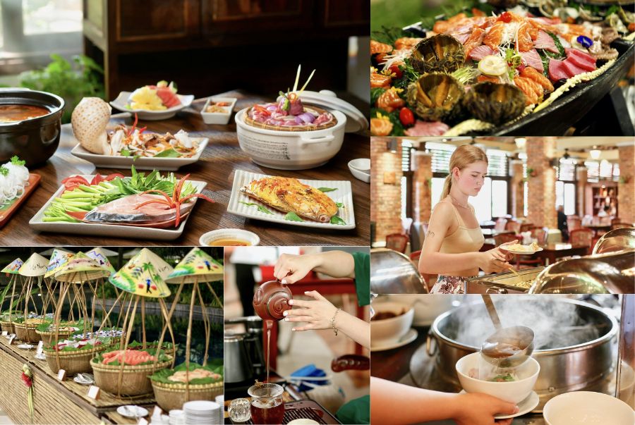 Ẩm thực là một trong những địa điểm nhấn níu chân du khách tại Pandanus Resort