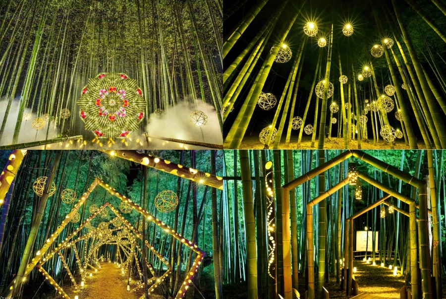 Lễ hội ánh sáng tại Arashiyama được tổ chức hàng năm