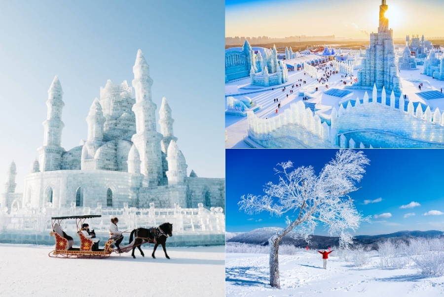 Vào mỗi mùa đông Trung Quốc lại ngập tràn những bông tuyết trắng xoá