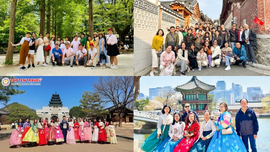 Những vị khách đã tin tưởng lựa chọn các tour du lịch tại Top Ten Travel