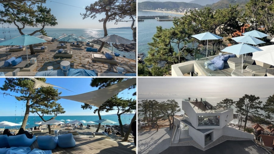 Waveon Coffee từ lâu đã ghi dấu ấn trong lòng du khách như một biểu tượng của những quán cafe view biển ‘đỉnh’ nhất tại Busan