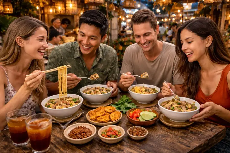 Bakso là món súp thịt viên trứ danh được đông đảo du khách yêu thích