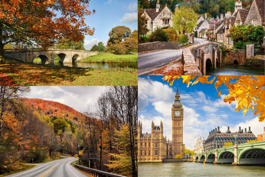 Vẻ đẹp rực rỡ của Anh Quốc mỗi khi mùa thu gõ cửa