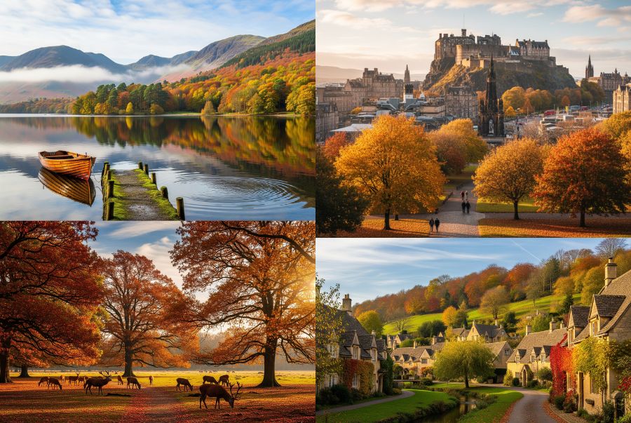  Không khí dịu nhẹ, tiết trời trong lành cùng vẻ đẹp ấn tượng khiến mùa thu trở thành sự lựa chọn của nhiều người khi du lịch Anh