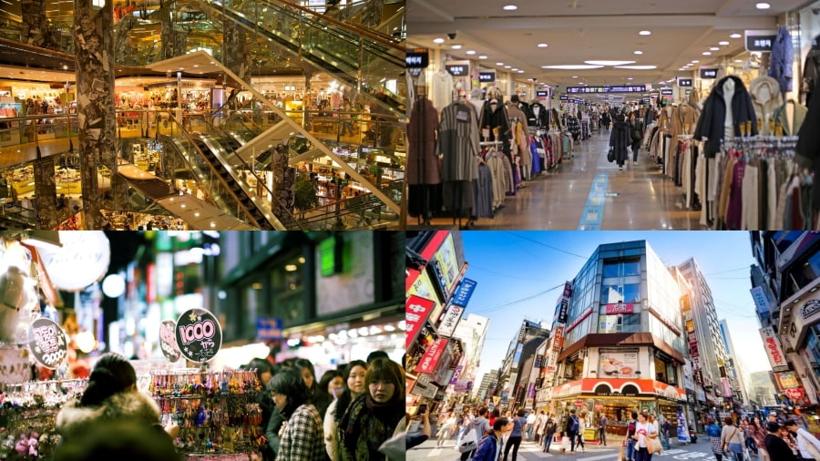 Các trung tâm mua sắm tại Hàn Quốc luôn có vô vàn điều thú vị để bạn khám phá và mang về những món quà ý nghĩa