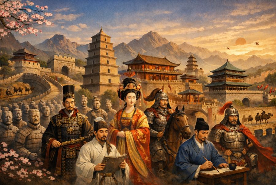 Tây An sở hữu những giai đoạn phát triển rực rỡ trong lịch sử hơn ba nghìn năm