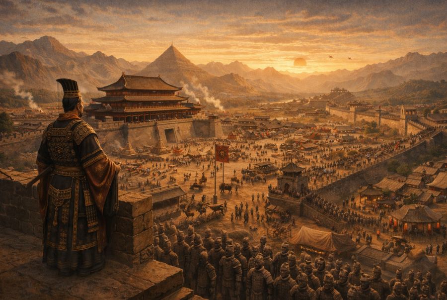 Nhà Tần là triều đại đưa Tây An bước vào một thời kỳ phát triển mang tính bước ngoặt