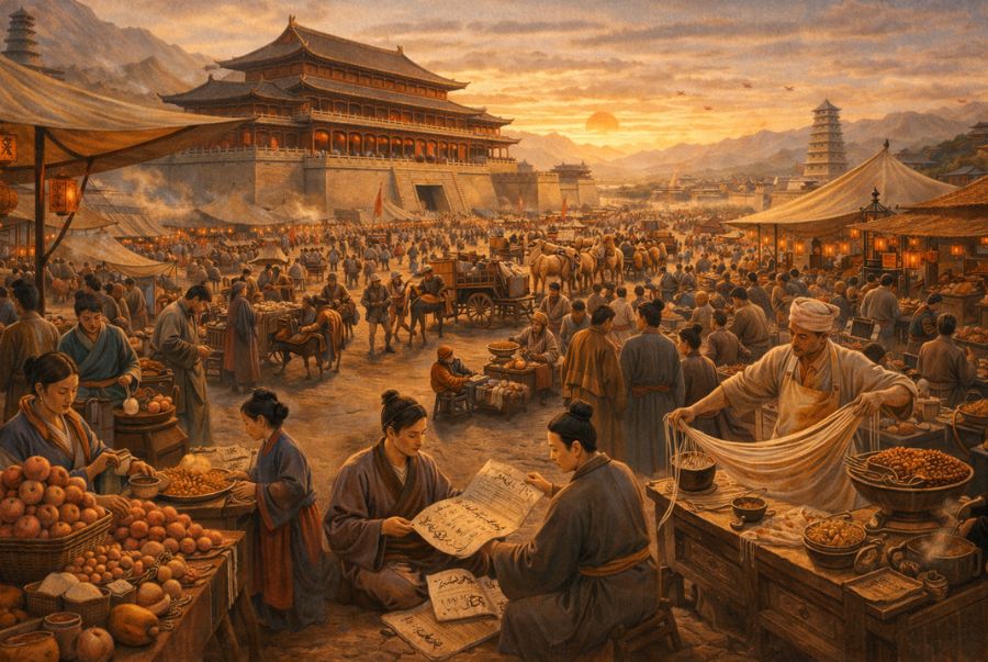 Tây Hán là triều đại phát triển mạnh mẽ về kinh tế, văn hóa và ngoại giao