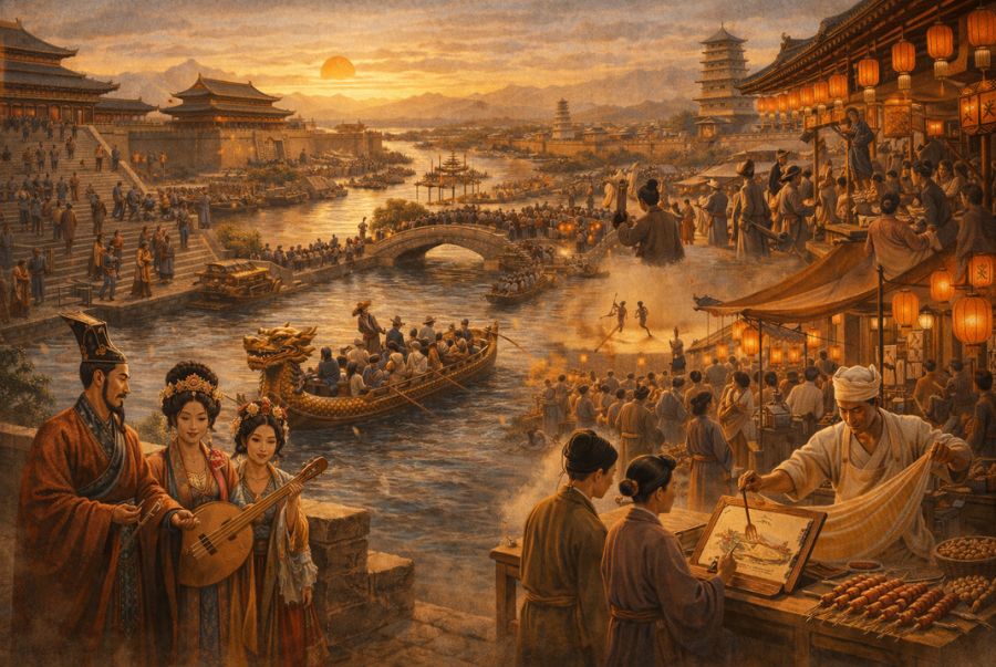 Dù tồm tại không lâu, những nhà Tùy lại được xem là bản lề quan trọng trong sự phát triển của lịch sử Tây An 