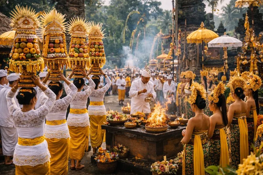 Lễ hội và nghi thức tâm linh nổi bật tại Bali 