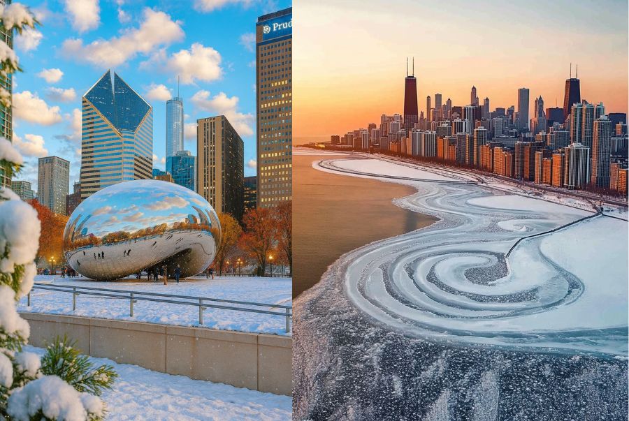 Mùa đông ở Chicago được xem là một trong những mùa đông lạnh nhất nước Mỹ