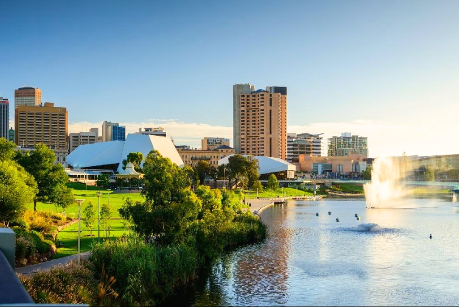 Adelaide nổi tiếng với không gian xanh mát và được mệnh danh là “thành phố vườn” của bang Nam Úc