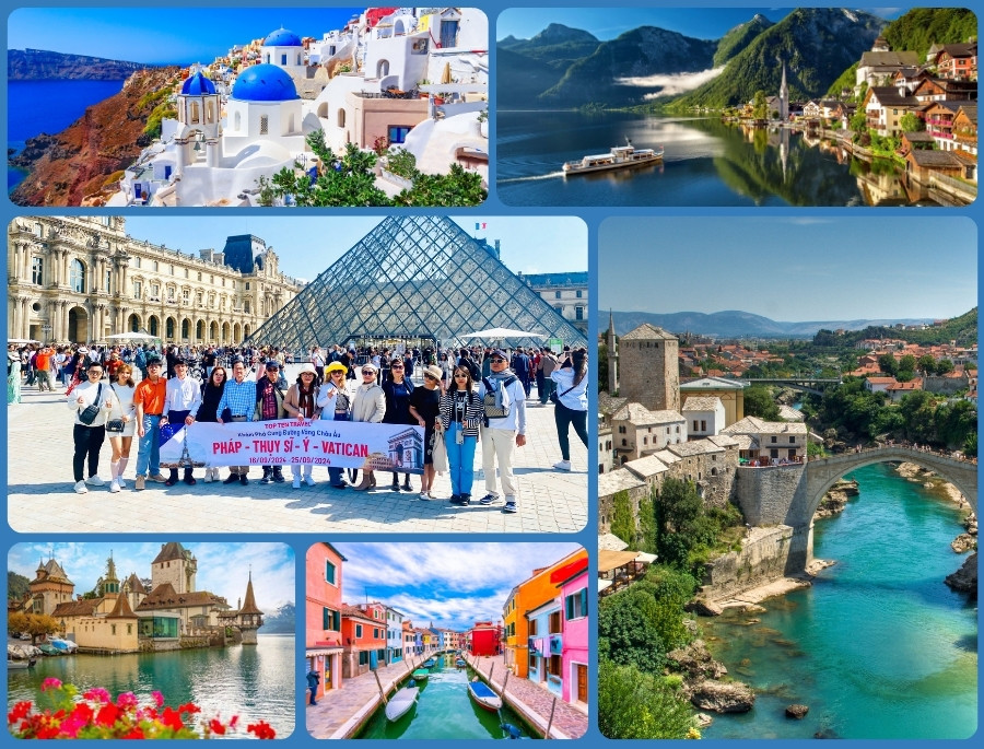 Mùa hè là khoảng thời gian lý tưởng cho các chuyến du lịch Châu Âu