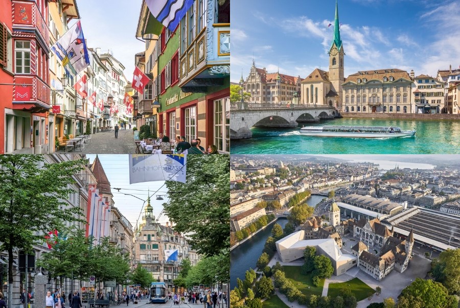 Các địa điểm du lịch nổi tiếng tại Zurich