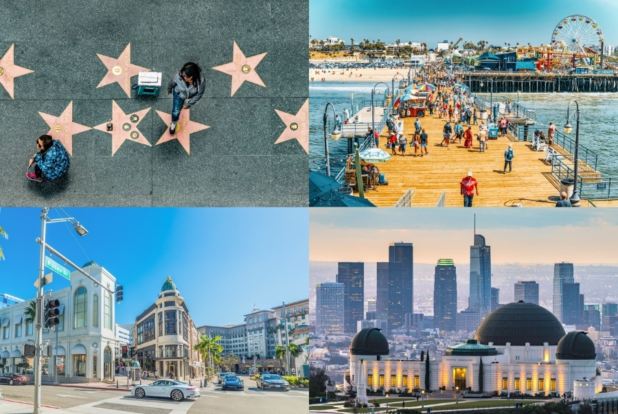 Một số địa điểm du lịch nổi tiếng thu hút mọi du khách khi đặt chân đến LA