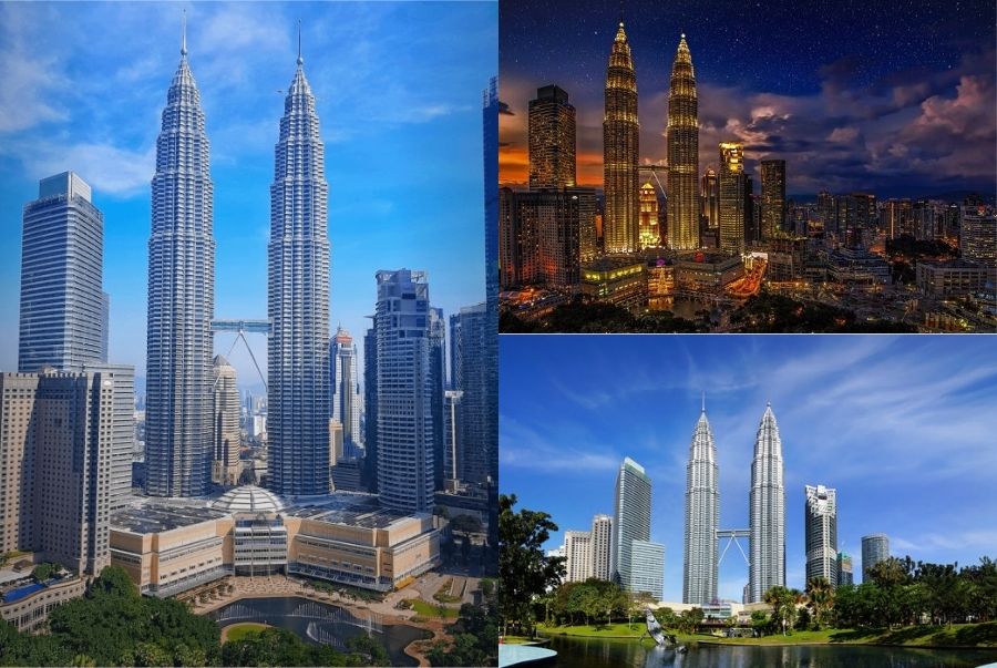 Tháp đôi Petronas là biểu tượng hiện đại và niềm tự hào của thủ đô Kuala Lumpur