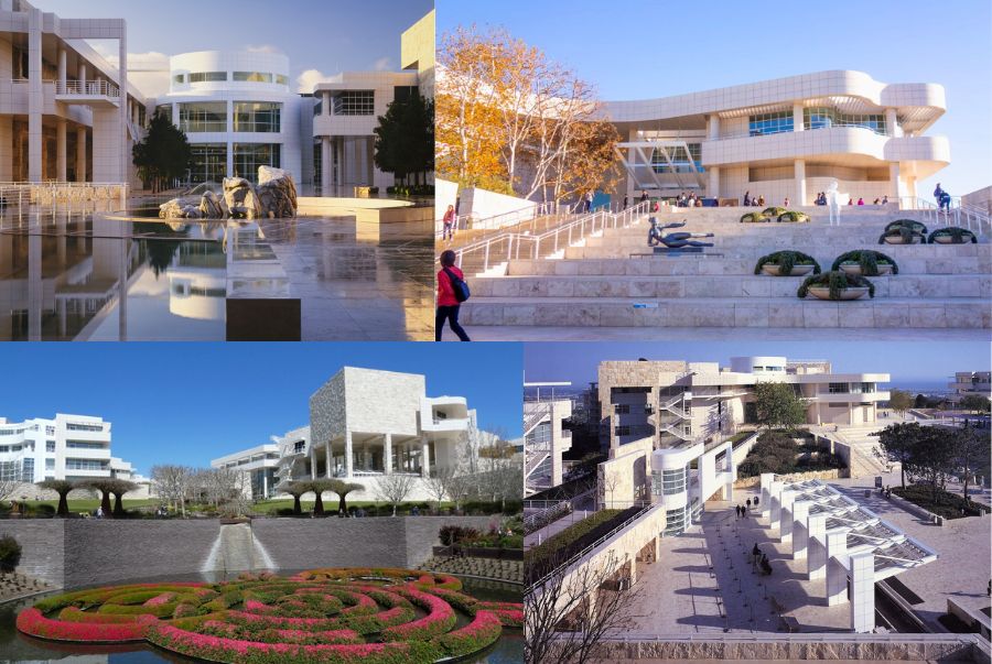 Không gian kiến trúc đầy ấn tượng giữa sắc thu tại The Getty Center