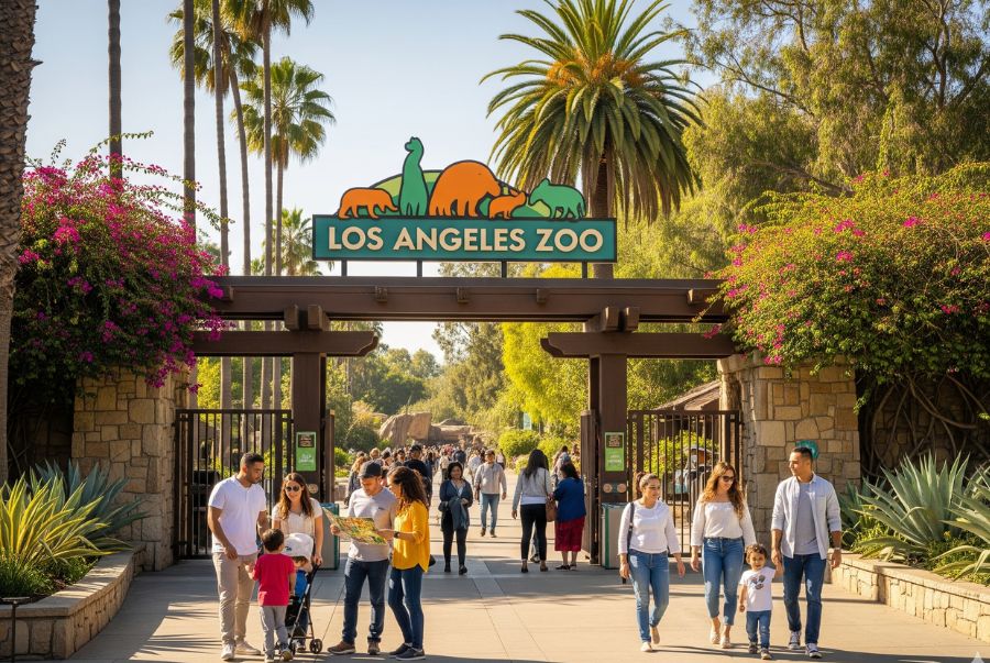 Los Angeles Zoo là mái nhà chung của hơn 1.400 cá thể động vật thuộc 270 loài khác nhau