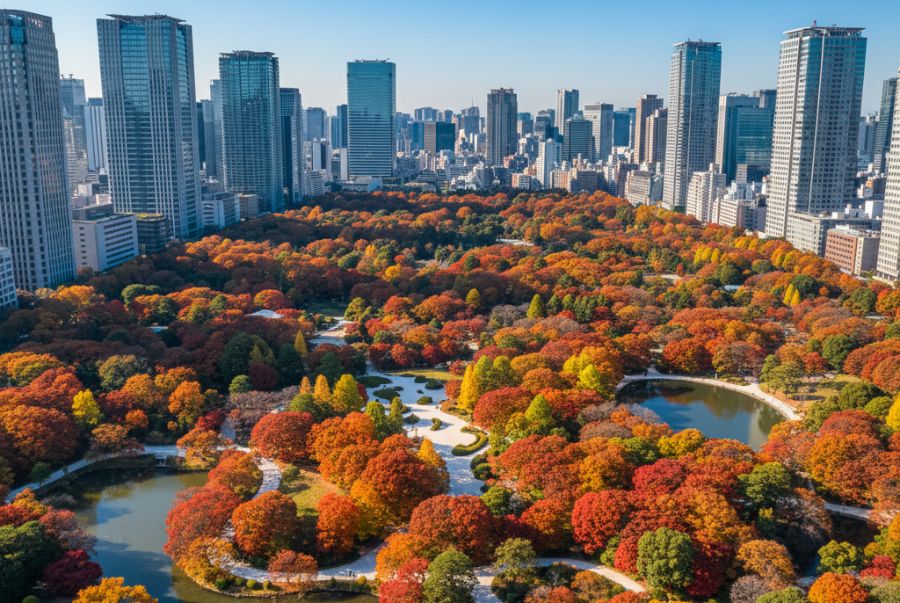 Shinjuku Gyoen là một trong những địa điểm có lịch sử lâu đời nhất tại khu vực Tokyo