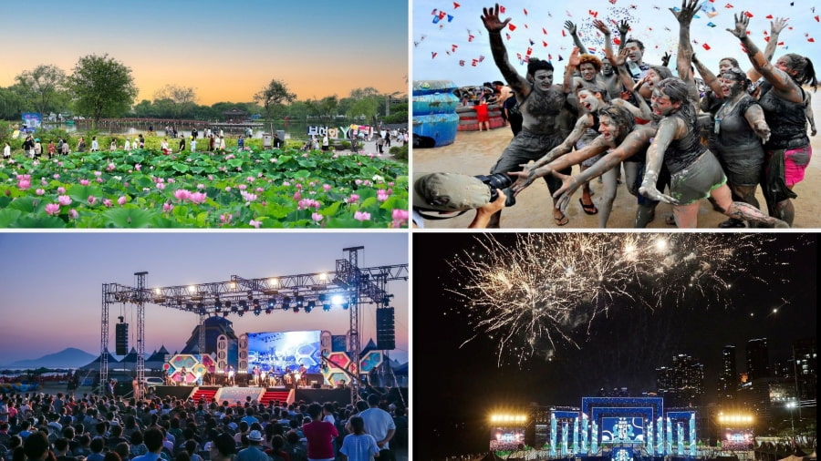 Mùa hè ở Hàn Quốc là thời điểm diễn ra nhiều lễ hội sôi động và độc đáo, thu hút đông đảo người dân địa phương và du khách quốc tế