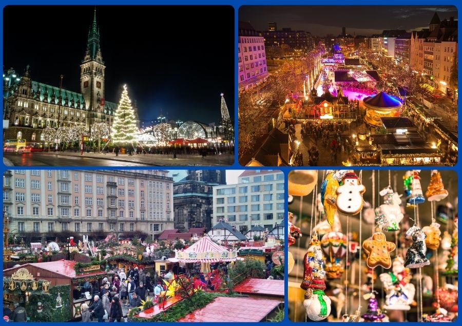 Khu chợ Giáng sinh truyền thống vô cùng sôi động của nước Đức