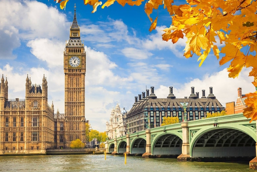 Chiêm ngưỡng bức tranh lãng mạng của London khi vào thu