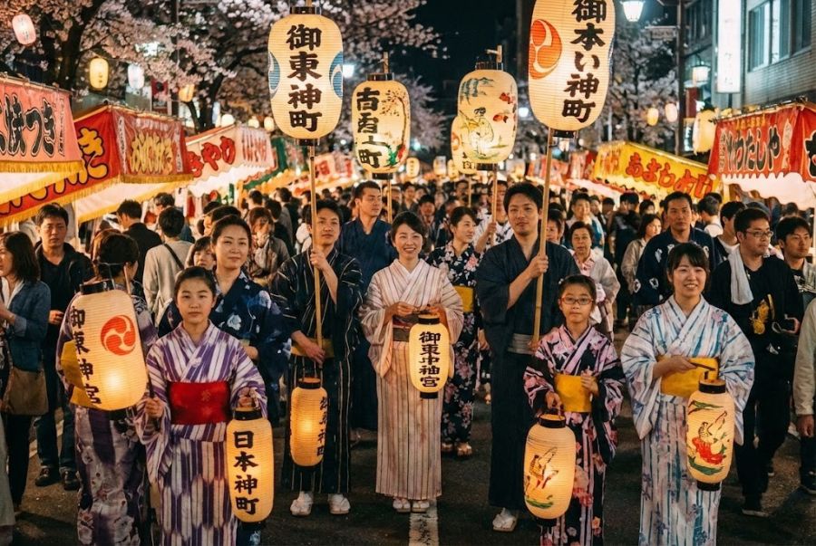 Với người dân Nhật Bản, lồng đèn là vật dụng quan trọng, gắn liền với đời sống tâm linh và quan niệm sống truyền thống