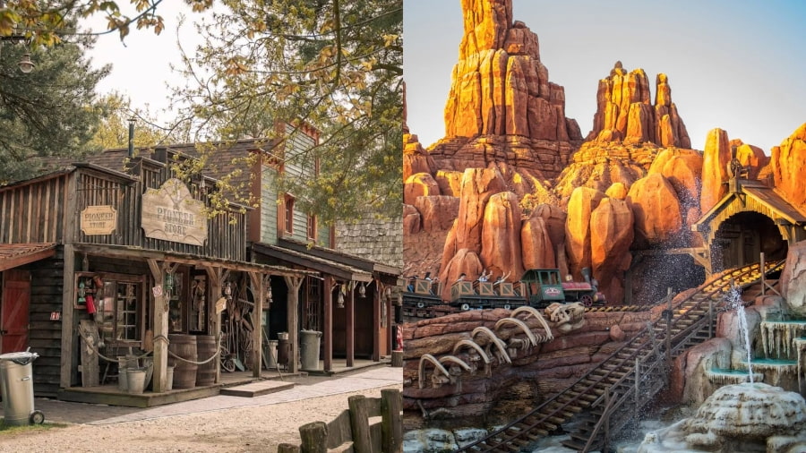 Đến Westernland, bạn như lạc vào một thị trấn miền Tây hoang dã đầy bụi bặm và hứng khởi ngay giữa lòng Tokyo Disneyland