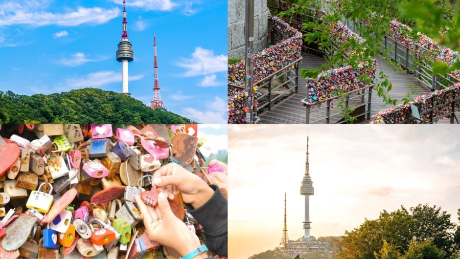 Tháp Namsan là một biểu tượng của Seoul và là một địa điểm rất đáng ghé thăm vào mùa hè ở Hàn Quốc