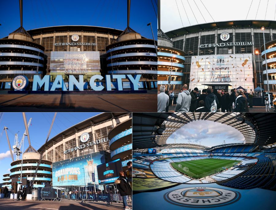 Khung cảnh hoành tráng tại Sân vận động Etihad